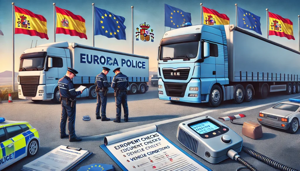 Campaña ROADPOL inspecciones camiones noviembre